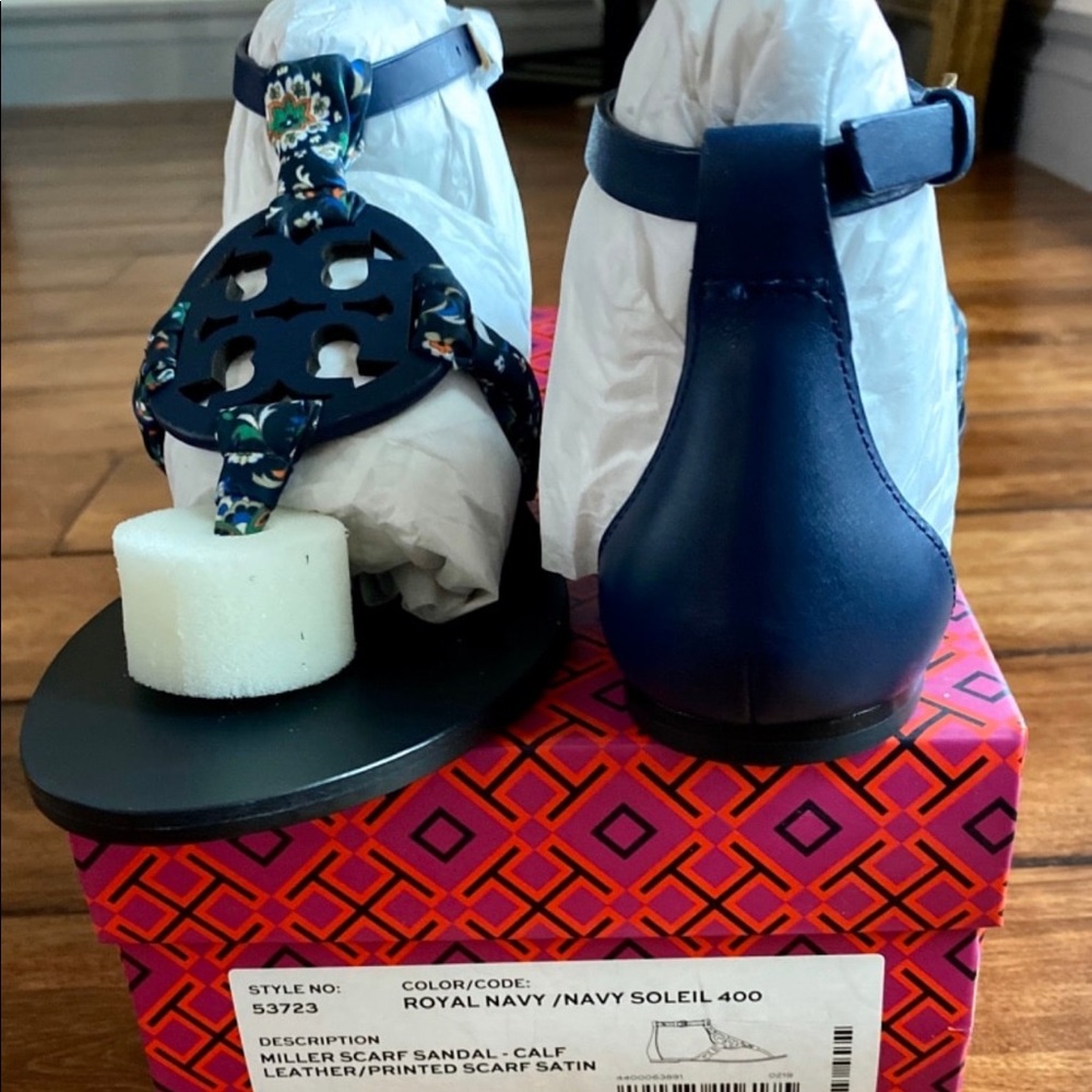 Tory Burch Miller Scarf  Sandal